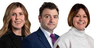 We recruited three new senior members to our legal team: Alexandra Withers (North East), Brett Eeles (South West) and Kelly Jordan joining our Business Development team.