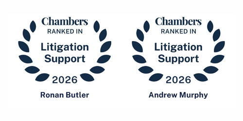 Ronan Butler & Andrew Murphy achieve first Chambers & Partners Ranking